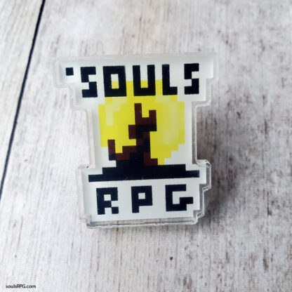 'Souls acrylic pin