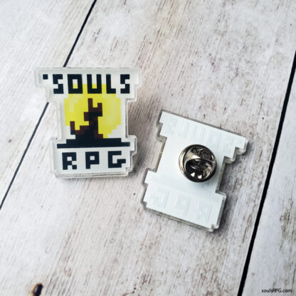 'Souls acrylic pin